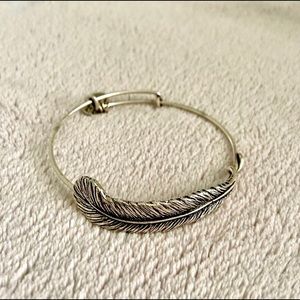 Alex and Ani Quill Feather Bangle